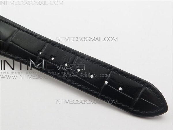 Calatrava Azulejos SS 5089G-62 FL Enamel Dial on Black Leather Strap - Image 16