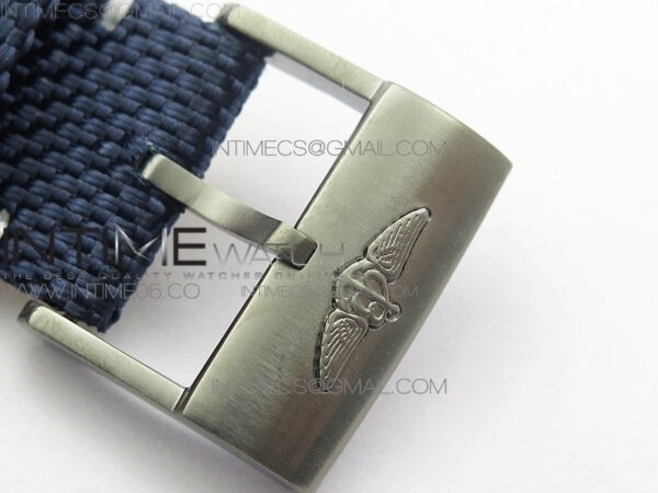Avenger Bandit V13317 Titanium DLC B50 Best Edition Blue Dial Numbers Makers on Blue Nylon strap A7750 - Image 13