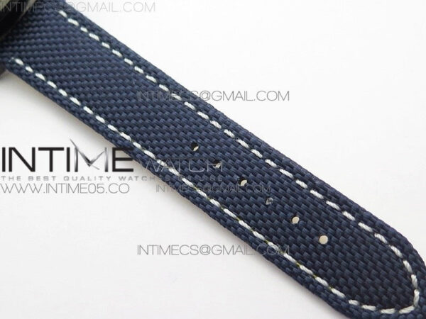Avenger Bandit V13317 Titanium DLC B50 Best Edition Blue Dial Numbers Makers on Blue Nylon strap A7750 - Image 14