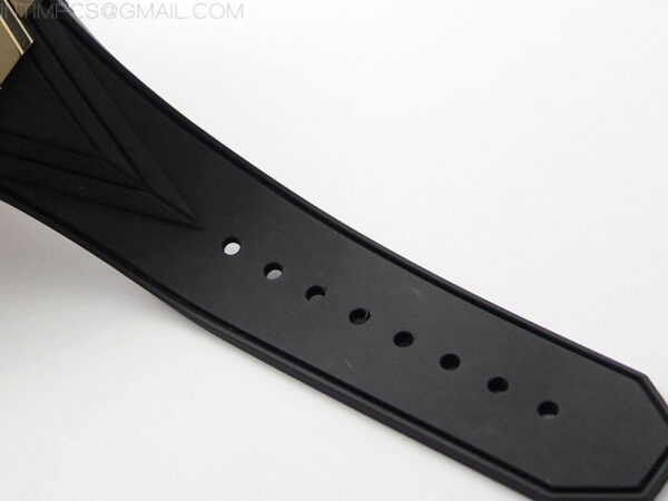 Big Bang Sang Bleu chrono RG B50 Black Skeletonal Dial On Black Gummy Strap Asian 7750 - Image 17