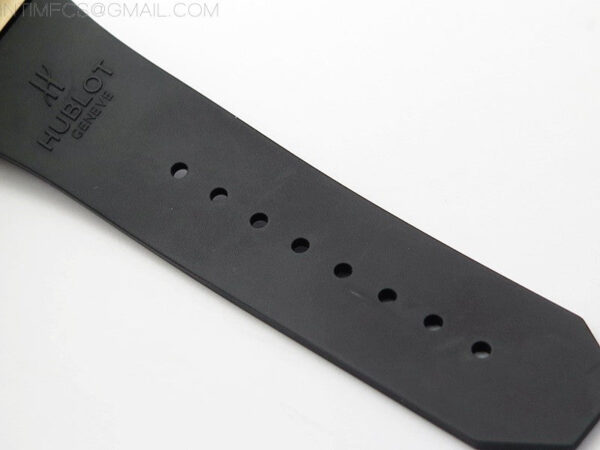 Big Bang Sang Bleu chrono RG B50 Black Skeletonal Dial On Black Gummy Strap Asian 7750 - Image 18