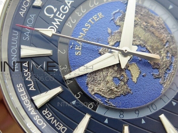 Aqua Terra 150M 43mm 24 VSF 1:1 Best Edition Blue Dial on Blue Rubber Strap A8938 Super Clone - Image 7