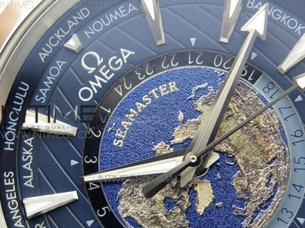 Aqua Terra 150M 43mm 24 VSF 1:1 Best Edition Blue Dial on Blue Rubber Strap A8938 Super Clone - Image 8