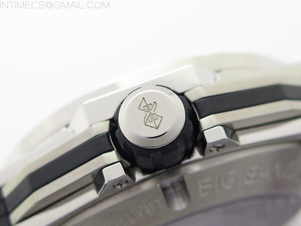 Classic Fusion 42mm DLC B50F Blue Dial On Blue Gummy Strap A2892 - Image 8