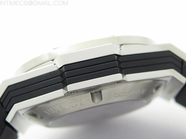 Classic Fusion 42mm DLC B50F Blue Dial On Blue Gummy Strap A2892 - Image 9