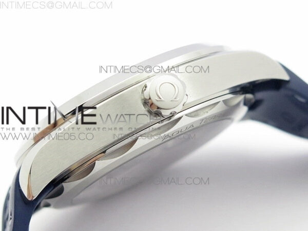 Aqua Terra 150M 43mm 24 VSF 1:1 Best Edition Blue Dial on Blue Rubber Strap A8938 Super Clone - Image 10
