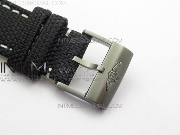 Avenger Bandit V13317 Titanium DLC B50 Best Edition Black Dial Numbers Makers on Black Nylon strap A7750 - Image 12