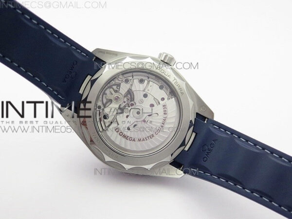 Aqua Terra 150M 43mm 24 VSF 1:1 Best Edition Blue Dial on Blue Rubber Strap A8938 Super Clone - Image 17