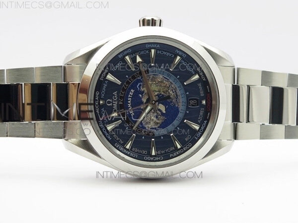 Aqua Terra 150M 43mm 24 VSF 1:1 Best Edition Blue Dial on SS Bracelet A8938 Super Clone - Image 3