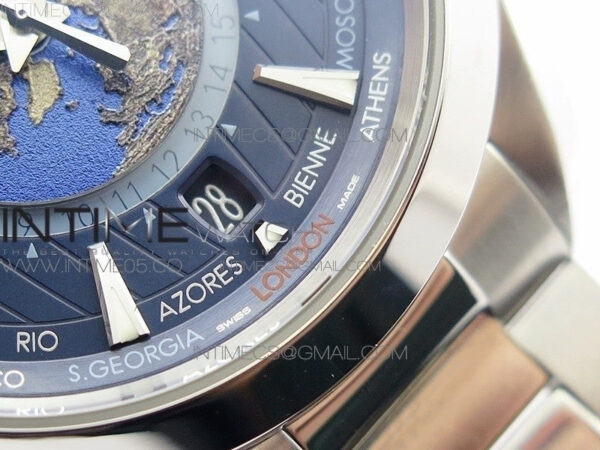 Aqua Terra 150M 43mm 24 VSF 1:1 Best Edition Blue Dial on SS Bracelet A8938 Super Clone - Image 5