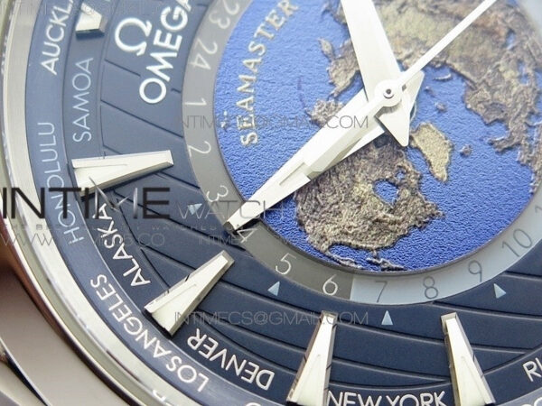 Aqua Terra 150M 43mm 24 VSF 1:1 Best Edition Blue Dial on SS Bracelet A8938 Super Clone - Image 7