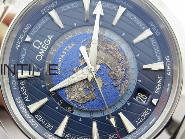 Aqua Terra 150M 43mm 24 VSF 1:1 Best Edition Blue Dial on SS Bracelet A8938 Super Clone - Image 8