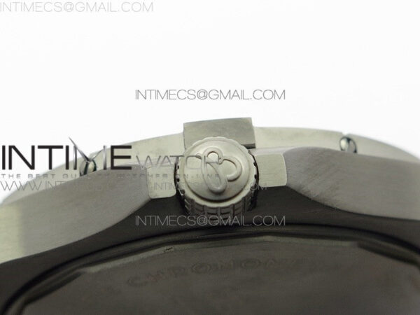 AVENGER V32395 Ti DLC 1:1 Best Edition Black Dial on Leather Strap A2824 - Image 12