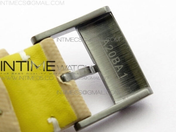 AVENGER V32395 Ti DLC 1:1 Best Edition Black Dial on Leather Strap A2824 - Image 16