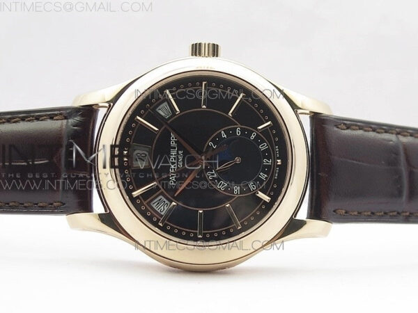 Annual Calendar Complications 5205R RG GRF Best Edition Black dial on Brown leather strap A324 - Image 3