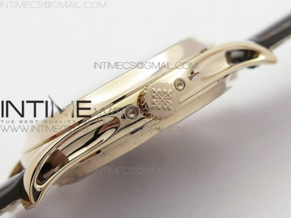 Annual Calendar Complications 5205R RG GRF Best Edition Black dial on Brown leather strap A324 - Image 6