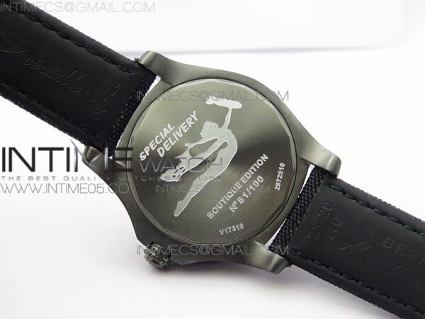 AVENGER Boutique Edition V17310 Dia Bezel Ti DLC 1:1 Best Edition Yellow Dial on Nylon Strap A2824 - Image 13