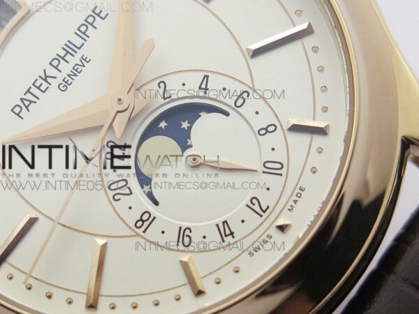 Annual Calendar Complications 5205R RG GRF Best Edition White dial on Brown leather strap A324 - Image 5