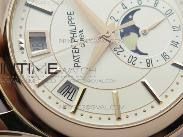 Annual Calendar Complications 5205R RG GRF Best Edition White dial on Brown leather strap A324 - Image 6