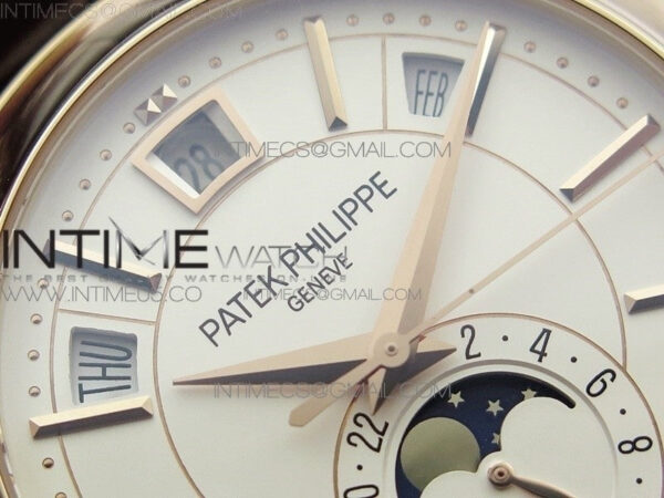 Annual Calendar Complications 5205R RG GRF Best Edition White dial on Brown leather strap A324 - Image 7