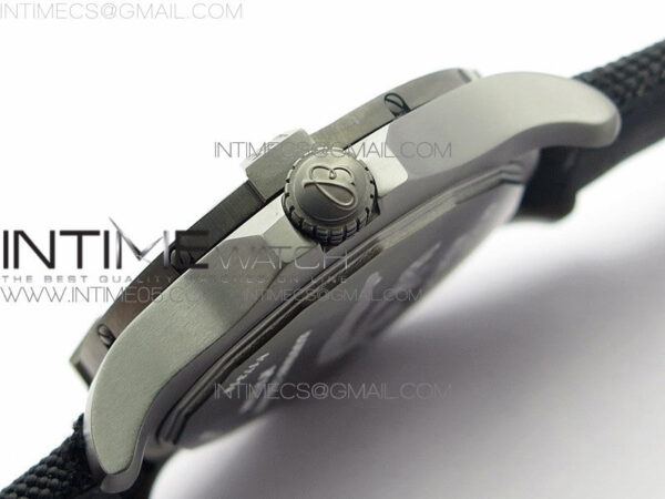 AVENGER Boutique Edition V17310 Ti DLC 1:1 Best Edition Black CF Dial on Nylon Strap A2824 - Image 8