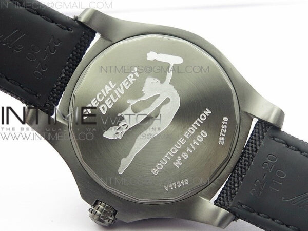 AVENGER Boutique Edition V17310 Ti DLC 1:1 Best Edition Black CF Dial on Nylon Strap A2824 - Image 16