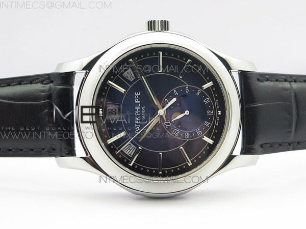 Annual Calendar Complications 5205R SS GRF Best Edition Blue dial on Black leather strap A324 - Image 2