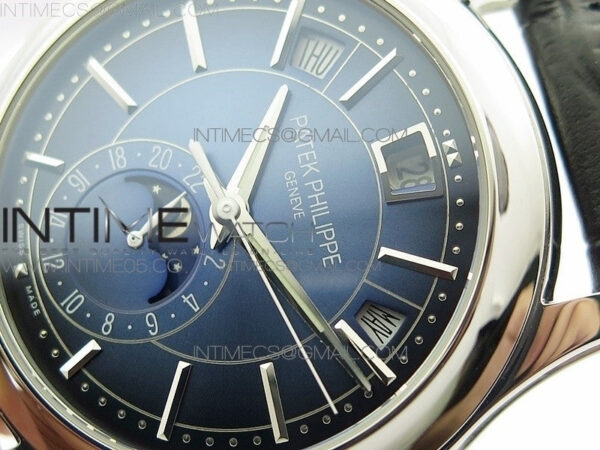Annual Calendar Complications 5205R SS GRF Best Edition Blue dial on Black leather strap A324 - Image 3