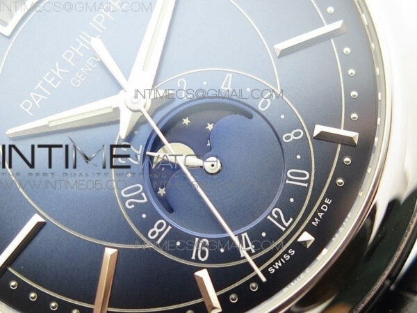 Annual Calendar Complications 5205R SS GRF Best Edition Blue dial on Black leather strap A324 - Image 4