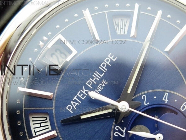 Annual Calendar Complications 5205R SS GRF Best Edition Blue dial on Black leather strap A324 - Image 6