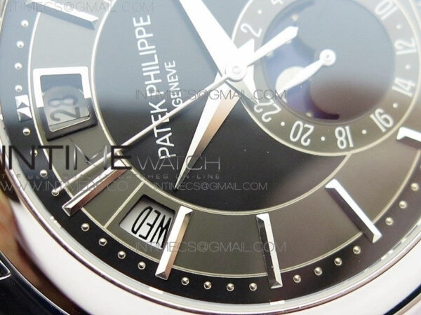 Annual Calendar Complications 5205R SS GRF Best Edition Black dial on Black leather strap A324 - Image 6