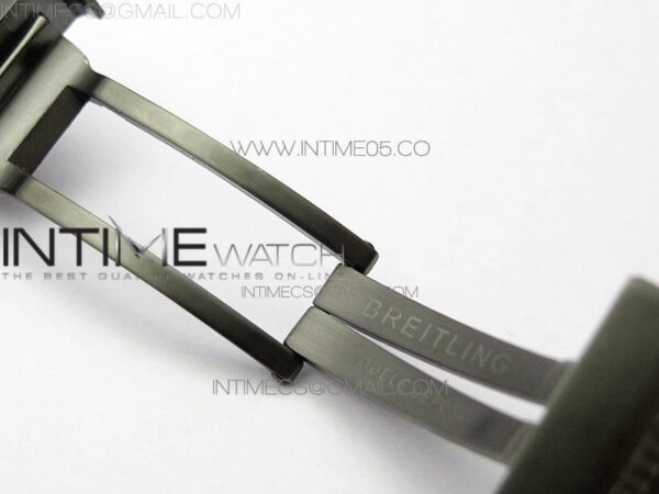 Avenger Bandit Titanium DLC B50 Best Edition Black Dial on Black/Yellow Gummy strap A7750 - Image 17