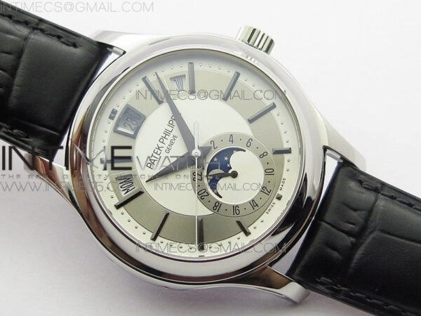 Annual Calendar Complications 5205R SS GRF Best Edition White dial on Black leather strap A324 - Image 2