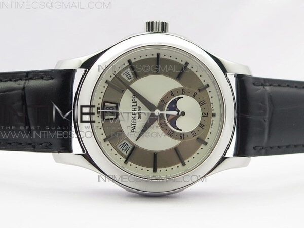 Annual Calendar Complications 5205R SS GRF Best Edition White dial on Black leather strap A324 - Image 3