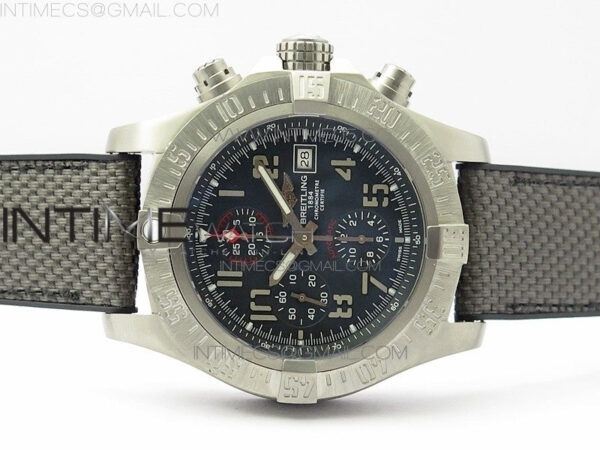 Avenger Bandit Titanium B50 Best Edition Gray Dial on Gray Nylon Strap A7750 - Image 3