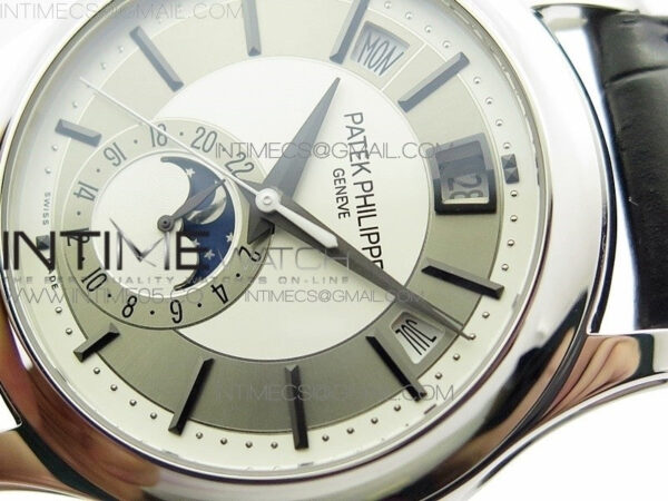 Annual Calendar Complications 5205R SS GRF Best Edition White dial on Black leather strap A324 - Image 4