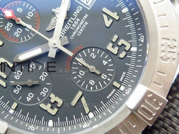 Avenger Bandit Titanium B50 Best Edition Gray Dial on Gray Nylon Strap A7750 - Image 5