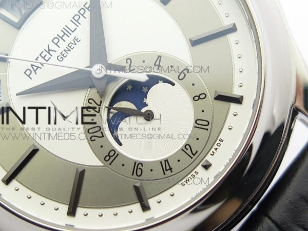 Annual Calendar Complications 5205R SS GRF Best Edition White dial on Black leather strap A324 - Image 5