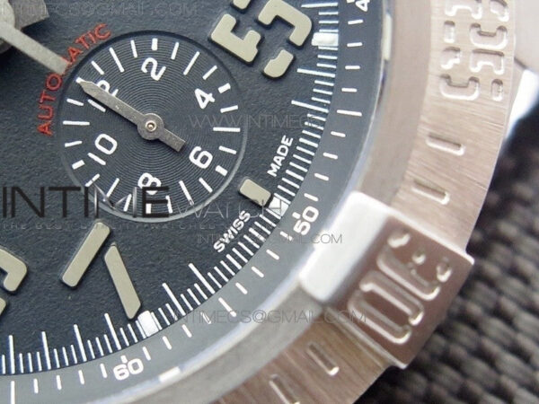 Avenger Bandit Titanium B50 Best Edition Gray Dial on Gray Nylon Strap A7750 - Image 6
