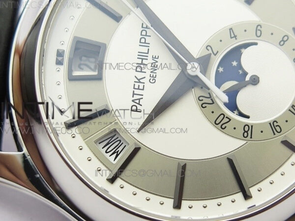 Annual Calendar Complications 5205R SS GRF Best Edition White dial on Black leather strap A324 - Image 6