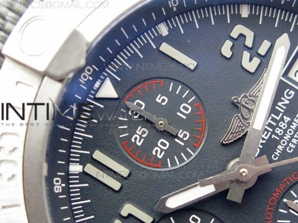 Avenger Bandit Titanium B50 Best Edition Gray Dial on Gray Nylon Strap A7750 - Image 8