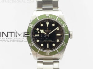 BLACK BAY “GREEN” EXCLUSIVE TO HARRODS ZF 1:1 BEST EDITION ON SS BRACELET A2824 V5