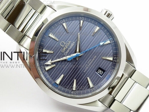 Aqua Terra 150M Master Chronometers VSF 1:1 Best Edition Light Blue Dial Blue Second Hand on SS Bracelet A8900 Super Clone - Image 3