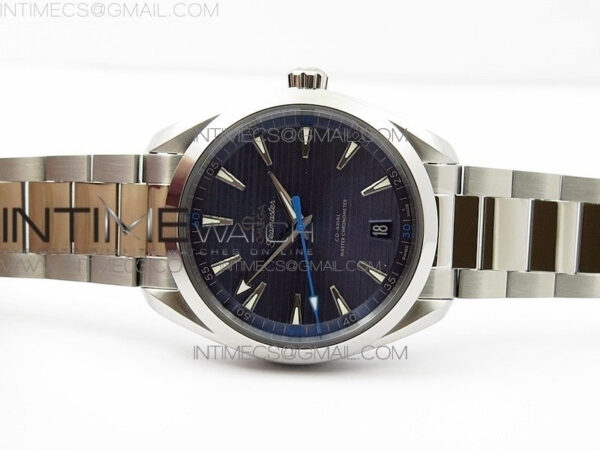 Aqua Terra 150M Master Chronometers VSF 1:1 Best Edition Light Blue Dial Blue Second Hand on SS Bracelet A8900 Super Clone - Image 5