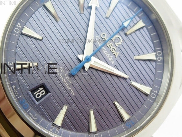 Aqua Terra 150M Master Chronometers VSF 1:1 Best Edition Light Blue Dial Blue Second Hand on SS Bracelet A8900 Super Clone - Image 7