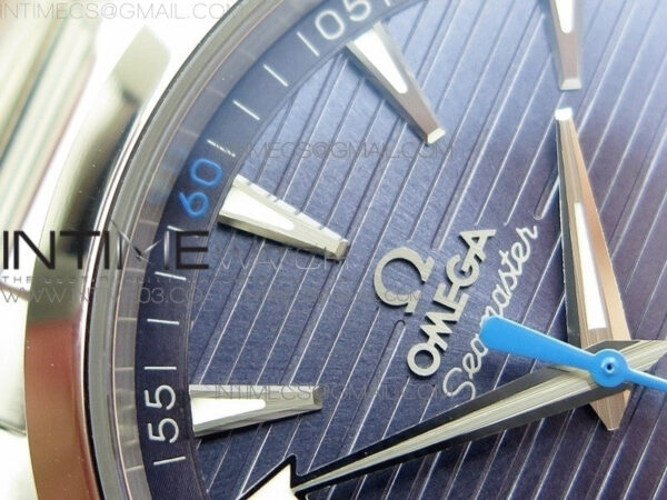 Aqua Terra 150M Master Chronometers VSF 1:1 Best Edition Light Blue Dial Blue Second Hand on SS Bracelet A8900 Super Clone - Image 13