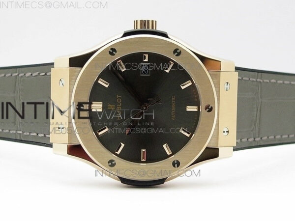Classic Fusion 42mm RG B50F Gray Dial On Black Gummy Strap A2892 - Image 3