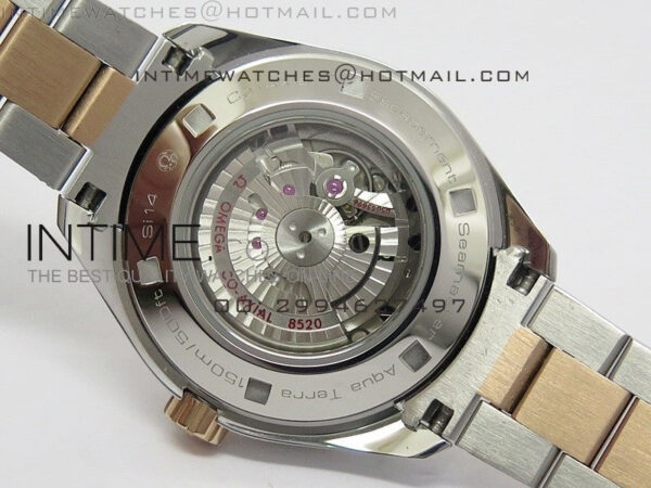 AQUA TERRA 150M SS/RG Dia Bezel White MOP dial Ladies 1:1 Miyota 8520 - Image 10