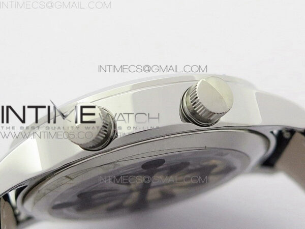 Calatrava 5524 Pilot Travel Time RG GRF Black Dial on Black Leather Strap A324 V2 - Image 12