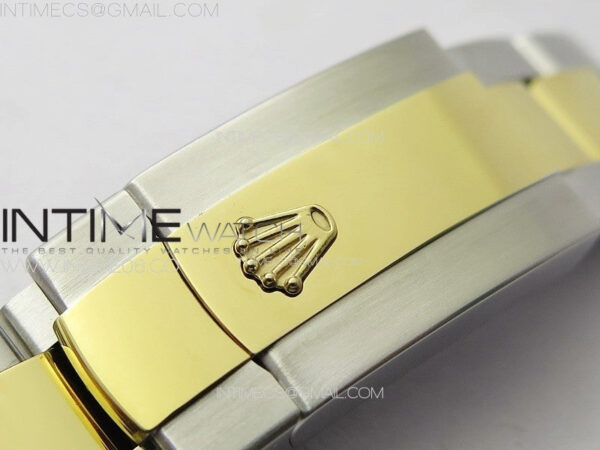 DateJust 31mm 72610 SS/YG Crystals Bezel APSF Best Edition Gold Dial Crystals Markers on Oyster Bracelet A2824 - Image 13